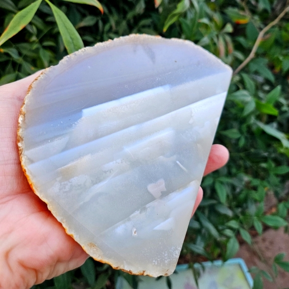 Vintage Gray, Taupe, & Cream Agate Geod From Native American Shop/New Mexico - Picture 7 of 9